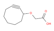 2-(cyclooct-2-yn-1-yloxy)acetic acid(图1)