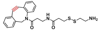 DBCO-S-S-amine，二苯并环辛炔-二硫键-氨基，DBCO-S-S-NH2