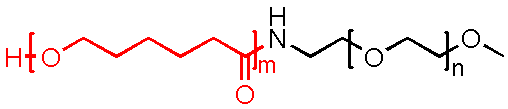 MPEG-Poly(ε-caprolactone)，MPEG-PCL(图1)