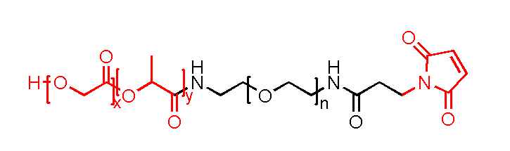 Poly(lactide-co-glycolide)-PEG-Maleimide，PLGA-PEG-MAL